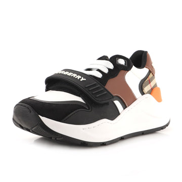 Burberry Ramsey Sneaker Vintage Check Canvas with Nylon and Suede