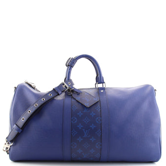 Louis Vuitton Keepall Bandouliere Bag Monogram Taigarama 50