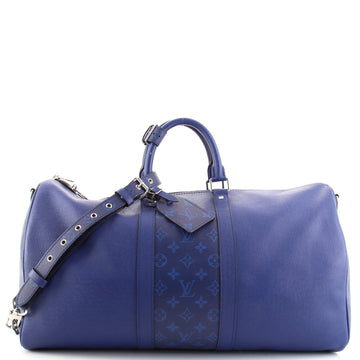 Louis Vuitton Keepall Bandouliere Bag Monogram Taigarama 50