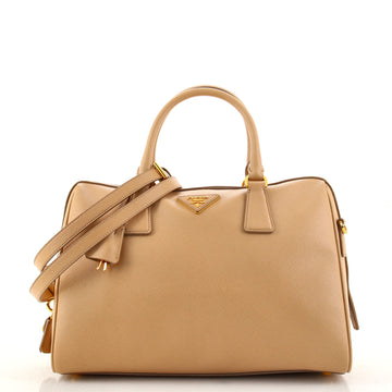 Prada Convertible Bauletto Bag Saffiano Leather Medium