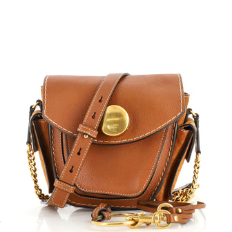 Chloe Jodie Camera Crossbody Bag Leather Small