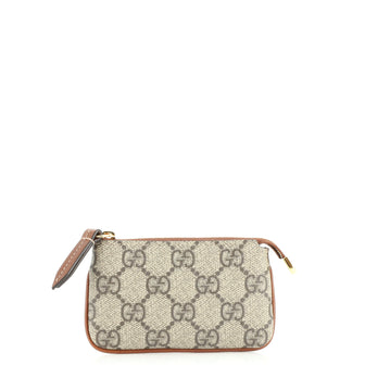 Gucci Key Pouch GG Coated Canvas