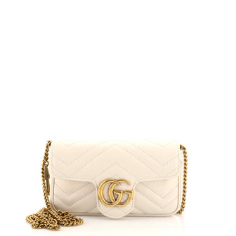 Gucci GG Marmont Flap Bag Matelasse Leather Super Mini