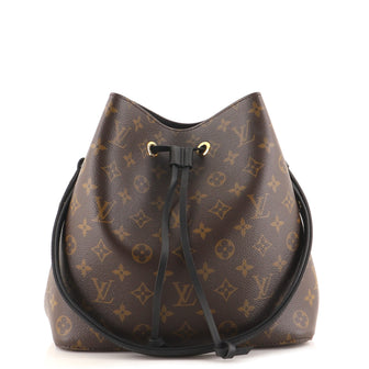 Louis Vuitton Braided Handle NeoNoe Handbag Monogram Canvas MM
