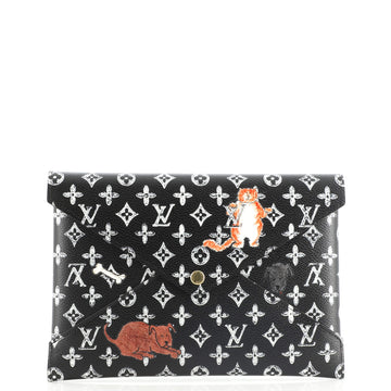 Louis Vuitton Kirigami Pochette Limited Edition Grace Coddington Catogram Canvas GM