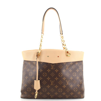 Louis Vuitton Pallas Shopper Monogram Canvas and Calfskin