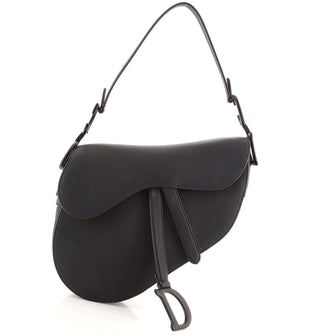 Christian Dior Ultra Matte Saddle Handbag Leather Medium