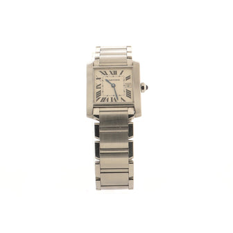 Cartier Tank Francaise Quartz Watch Stainless Steel 25