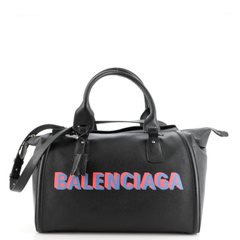 Balenciaga Monday Bowling Bag Leather Large 165452