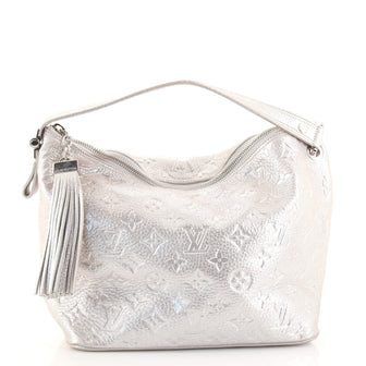 Louis Vuitton Halo Handbag Limited Edition Shimmer Monogram Embossed Leather