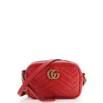 Gucci GG Marmont Shoulder Bag Matelasse Leather Small