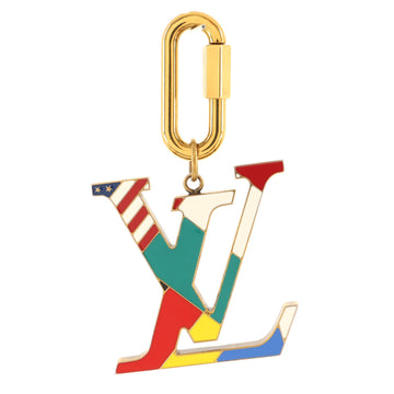 Louis Vuitton LV Flags Bag Charm Enamel with Metal