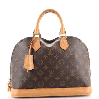 Louis Vuitton Alma Handbag Monogram Canvas PM