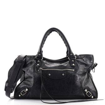 Balenciaga City Classic Studs Bag Leather Medium