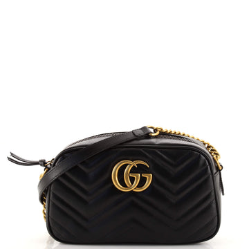 Gucci GG Marmont Shoulder Bag Matelasse Leather Small