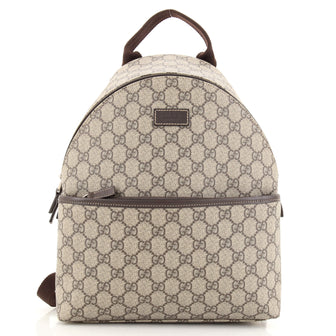 Gucci Front Pocket Backpack GG Coated Canvas Small