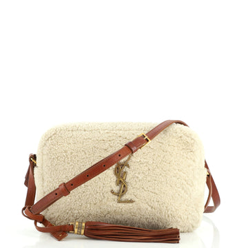 Saint Laurent Lou Camera Bag Shearling Small