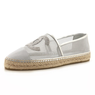 Chanel Women's CC Cap Toe Espadrilles Mesh