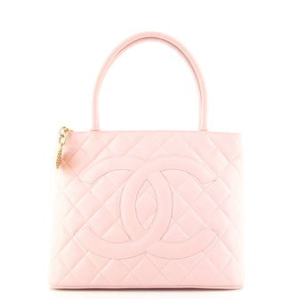 Chanel Medallion Tote Quilted Caviar