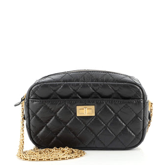 Chanel Reissue Camera Crossbody Bag Quilted Aged Calfskin Mini