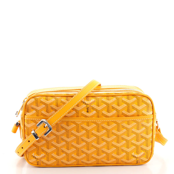 Cap vert handbag Goyard Yellow in Cotton - 35531138