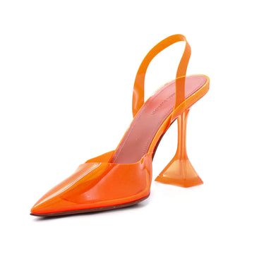 Amina Muaddi Women's Holli Slingback Pumps PVC