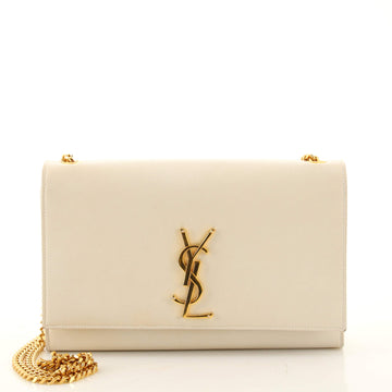 Saint Laurent Classic Monogram Crossbody Bag Grainy Leather Medium