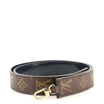 Louis Vuitton Alma Shoulder Strap Vernis with Monogram Canvas