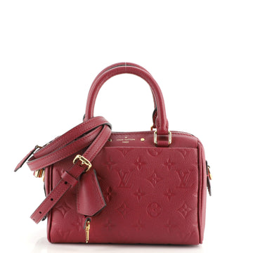 Louis Vuitton Speedy Bandouliere NM Bag Monogram Empreinte Leather 20