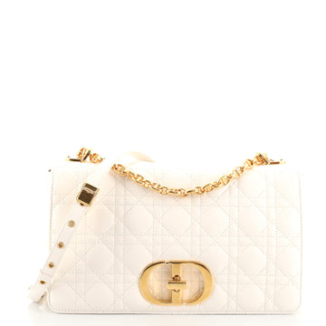 Christian Dior Caro Bag Cannage Quilt Calfskin Medium