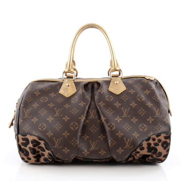 Louis Vuitton Boston Limited Edition Monogram Leopard Stephen Brown