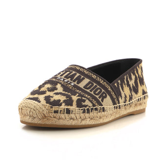 Christian Dior Women's Granville Espadrilles Embroidered Canvas