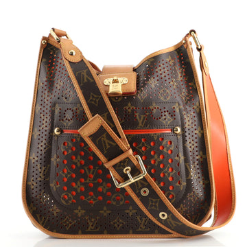 Louis Vuitton Musette Handbag Perforated Monogram Canvas