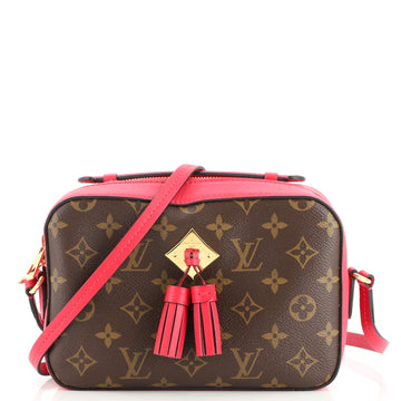 Louis Vuitton Saintonge Handbag Monogram Canvas with Leather