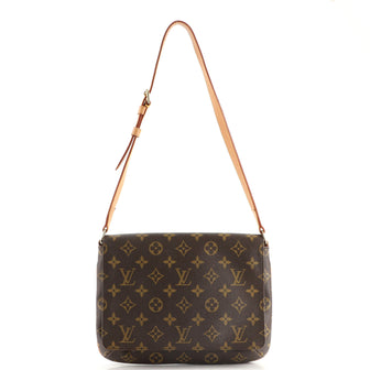 Louis Vuitton Musette Tango Handbag Monogram Canvas