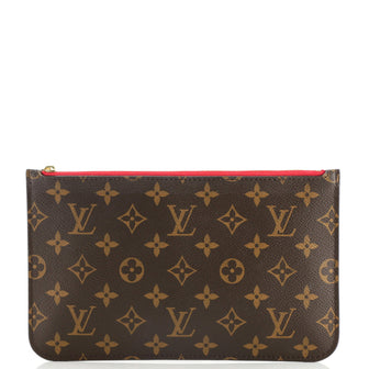 Louis Vuitton Neverfull Pochette Monogram Canvas Large