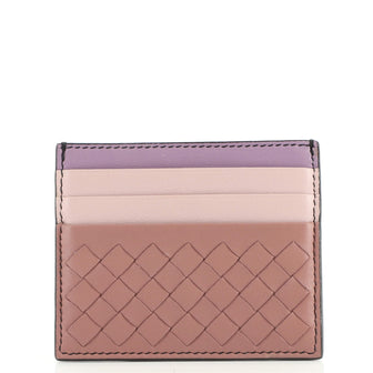 Bottega Veneta Card Holder Intrecciato Leather