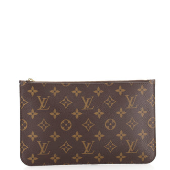 Louis Vuitton Neverfull Pochette Monogram Canvas Large