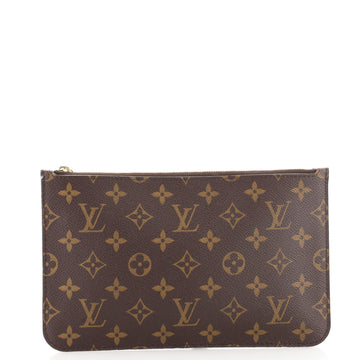 Louis Vuitton Neverfull Pochette Monogram Canvas Large