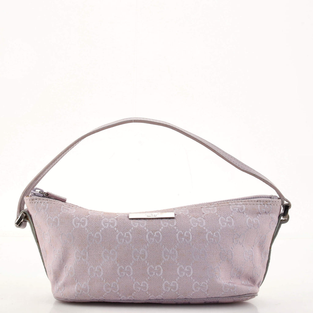 Gucci Beige/Lilac GG Canvas Pochette Bag Gucci