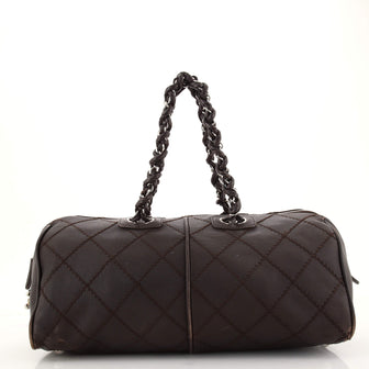 Chanel Ultimate Stitch Weekender Quilted Calfskin Medium