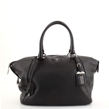 Prada Double Handle Satchel Vitello Daino Large