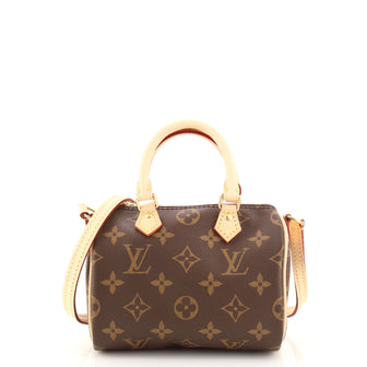 Louis Vuitton Speedy Bandouliere Bag Monogram Canvas Nano
