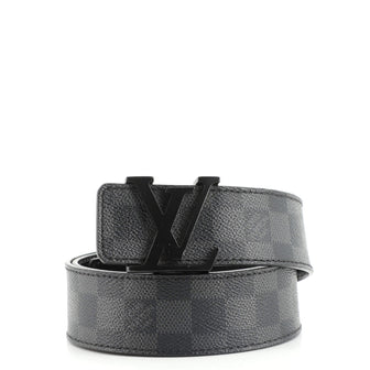 Louis Vuitton LV Initiales Belt Damier Graphite Wide