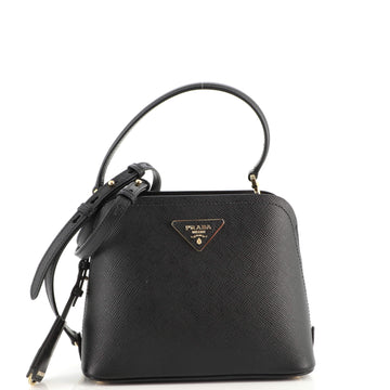 Prada Matinee Top Handle Bag Saffiano Leather Micro