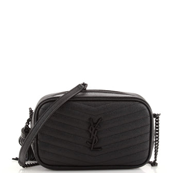 Saint Laurent Lou Camera Bag Matelasse Chevron Leather Mini