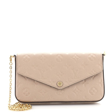Louis Vuitton Felicie Pochette Monogram Empreinte Leather