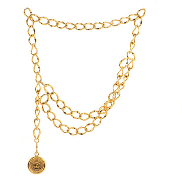 Chanel Vintage Medallion Chain Belt Metal