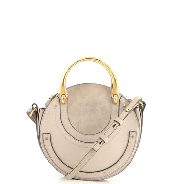 Chloe Pixie Crossbody Bag Leather and Suede Small