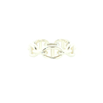 Hermes Chaine d'Ancre Enchainee Ring Sterling Silver Small